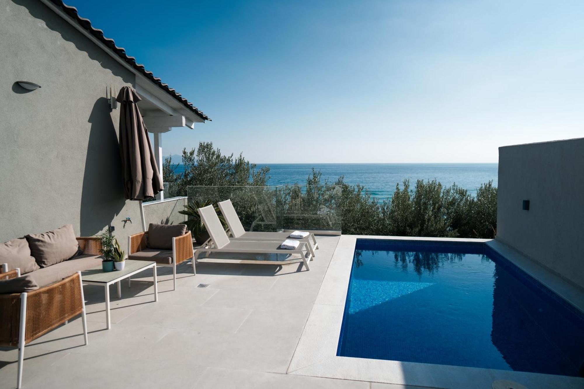 Aegean View Villa Loutra Elevtheron Extérieur photo