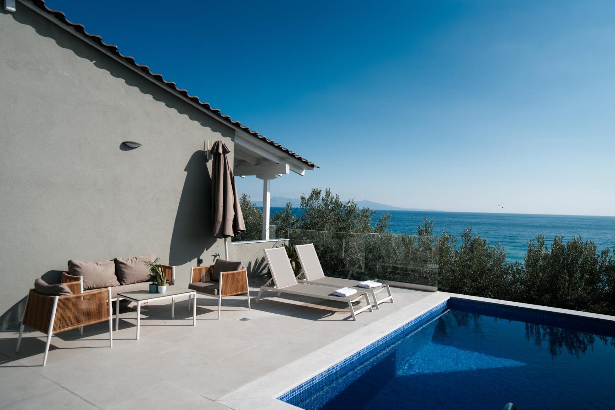 Aegean View Villa Loutra Elevtheron Extérieur photo