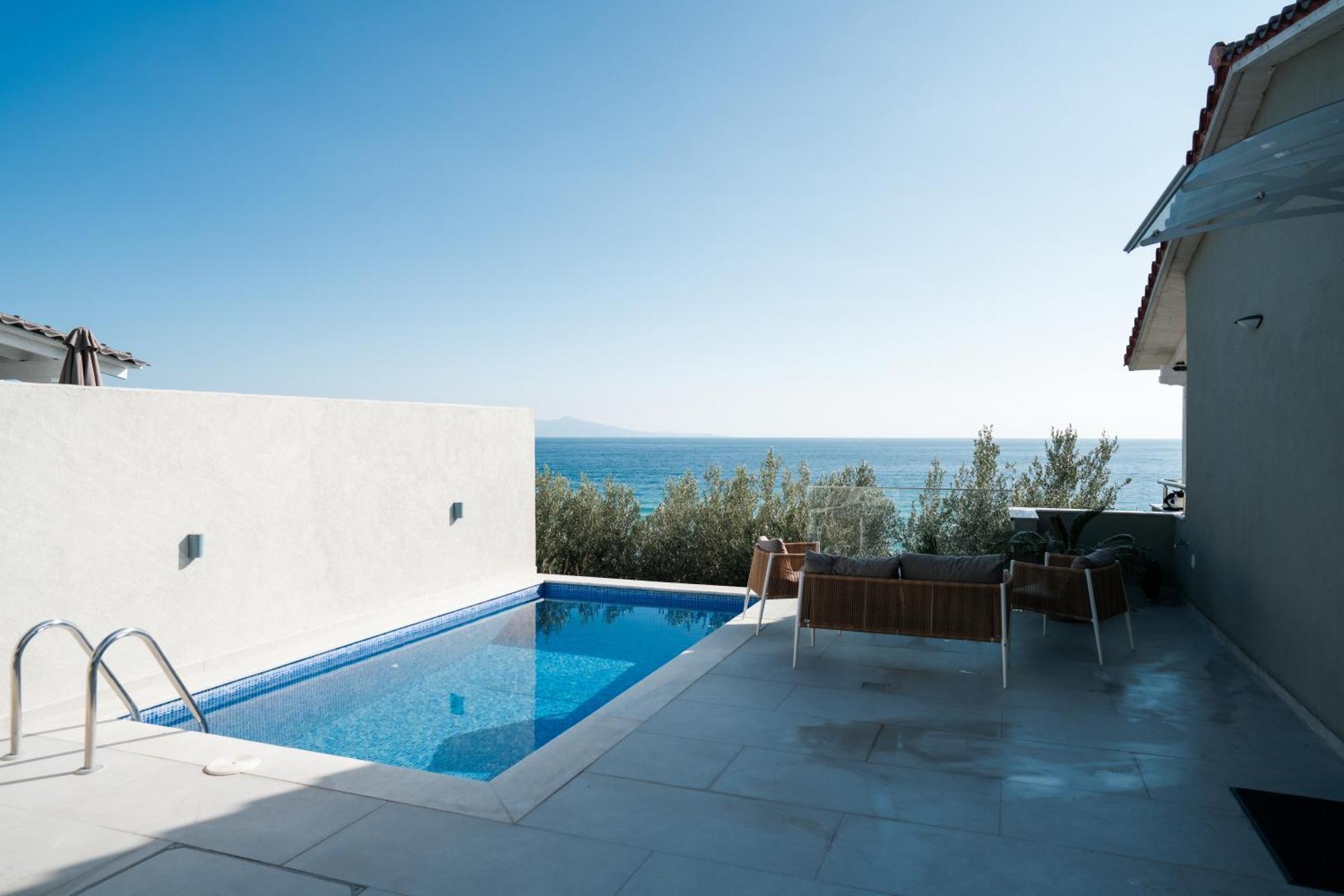 Aegean View Villa Loutra Elevtheron Extérieur photo